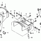 GOLD WING  GL1800 Rear fender (gl1800'06-)