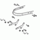 GOLD WING  GL1800 Front fender rail (chrome)