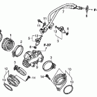 FURY ABS VT1300CXA Intake manifold - injector