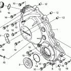 HURRICANE 1000 CBR1000RA Крышка картера правая