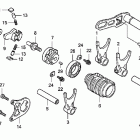 CRF250R Вилка переключения передач