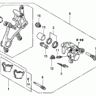 CRF450R Задний суппорт тормозной