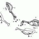 HURRICANE 1000 CBR1000RA Зеркало заднего вида