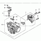 SHADOW PHANTOM VT750C2B Корпус Дросселя