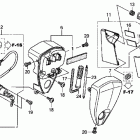 FURY ABS VT1300CXA Side cover - tools  - combination switch