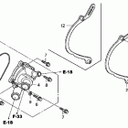 HURRICANE 1000 CBR1000RA Водяной насос