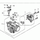 FURY ABS VT1300CXA Корпус Дросселя
