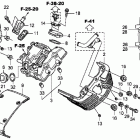 VT1300CT Крышка головки переднего цилиндра
