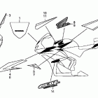 CBR600RA Наклейки