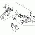 VT1300CT Rear brake caliper (vt1300cr / vt1300ct)