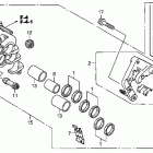NT700VA Передний тормоз правый