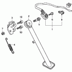 SHADOW RS VT750RS Подножка