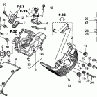 FURY ABS VT1300CXA Крышка головки переднего цилиндра