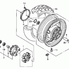 ST1300A Заднее колесо