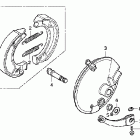 CRF80F Передний тормоз