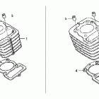 CRF80F Цилиндр