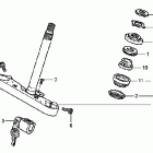 VTX1300R Траверса нижняя