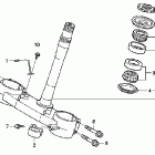 CRF250X Траверса нижняя
