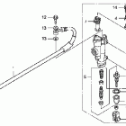 CRF150RB Задний тормозной цилидр