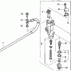 CRF450X Задний тормозной цилидр