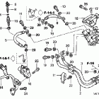 VFR800A Тормозные шланги задние (ABS)
