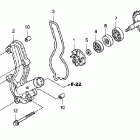 CRF150RB Водяной насос