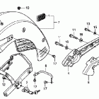 VTX1300R Заднее крыло