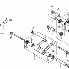 CRF230F Задний амортизатор