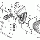 VTX1300R Воздухозаборник
