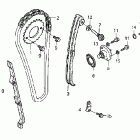 CRF230F Цепь,натяжитель