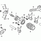 CRF250X Вилка переключения передач