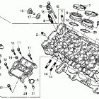 CBR1000RA Головка цилиндра