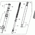 CRF230L Передняя вилка
