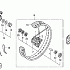 CRF230M Переднее колесо