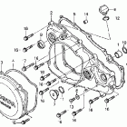 CRF250R Крышка картера правая