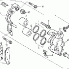 CRF450X Передний тормозной суппорт