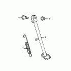 CRF50F Подножка