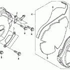 CBR1000RA Крышка генератора