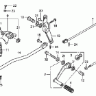 VT750C2F Педали