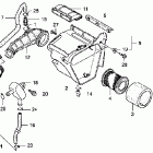CRF80F Воздухозаборник