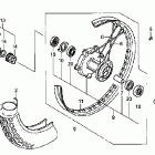 CMX250C Переднее колесо