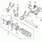 VT750C Вилка переключения передач