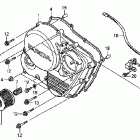 XR650L Крышка картера правая