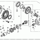 VTX1300C Редуктор