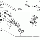 ST1300 Right front brake caliper ('08-)