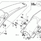 CRF250R Заднее крыло