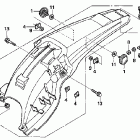 CRF450X Заднее крыло