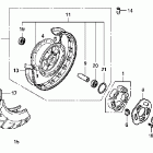 VT750C Заднее колесо