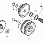 VTX1300C Балансирный вал
