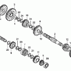 CRF100F Трансмиссия